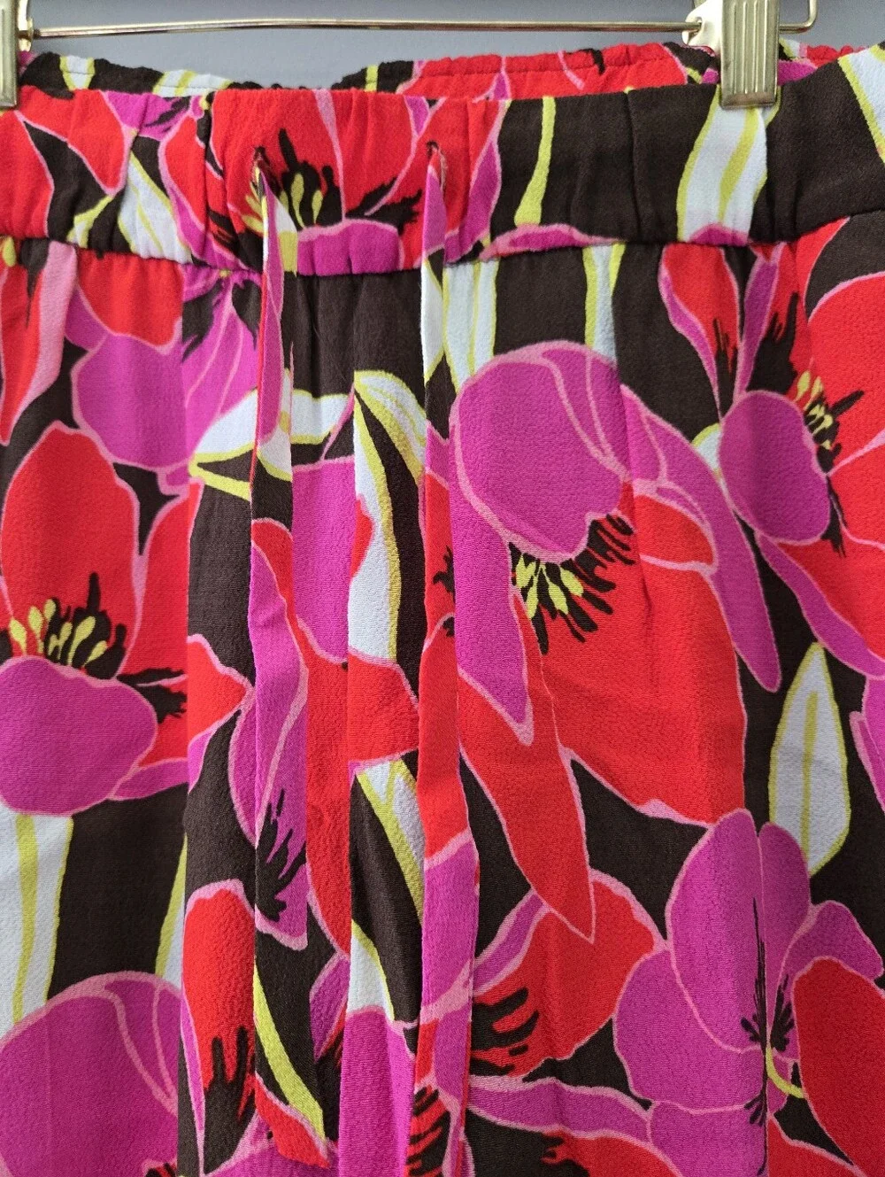 Kate Spade Tropical Hutton Cropped Ankle Lounge Pants Floral Size 6